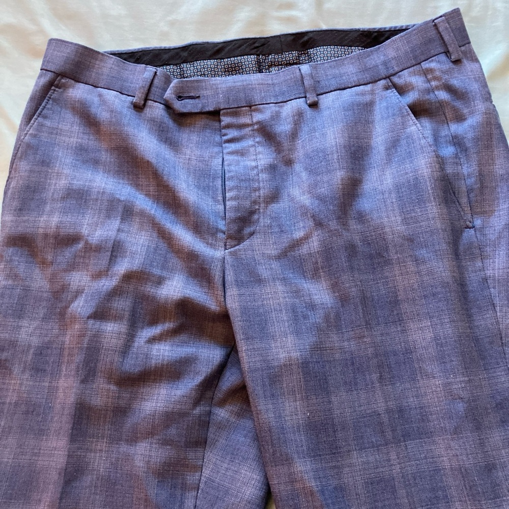 Ralph Lauren Blue Patterned Men’s Dress Pants